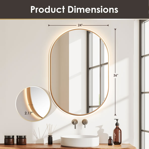 product dimensions